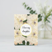 Blooming flower garden briefkaart (Staand voorkant)