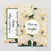 Blooming flower garden briefkaart (Voorkant / Achterkant)