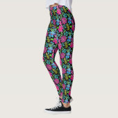 Blooming flower garden chic floral foliage leggings (Links)