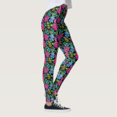 Blooming flower garden chic floral foliage leggings (Rechts)