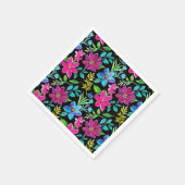 Blooming flower garden chic floral foliage servet (Hoek)