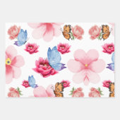 Blooming flower garden inpakpapier vel (Voorkant 3)