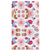 Blooming flower garden klein cadeauzakje (Achterkant)