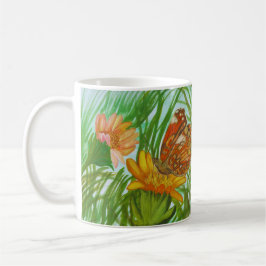 Blooming flower garden koffiemok