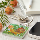 Blooming flower garden sleutelhanger (Voorkant Rechts)