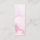 Blooming Flowers Spring Mini Bladwijzer Belkaart Contactkaartje (Achterkant)