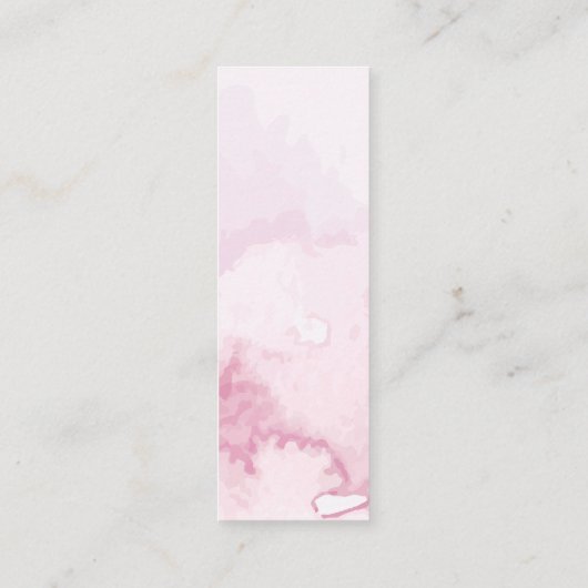 Blooming Flowers Spring Mini Bladwijzer Belkaart Contactkaartje (Achterkant)