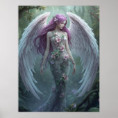 Blooming Forest Angel Poster (Voorkant)