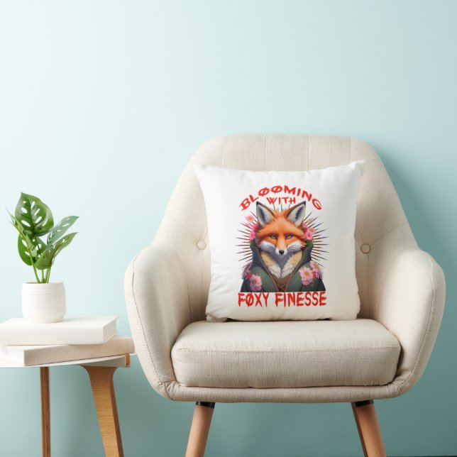 Blooming Fox Mode esthetisch Kussen (Stoel)
