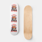 Blooming Fox Mode esthetisch Persoonlijk Skateboard (Voorkant)