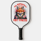 Blooming Fox Mode esthetisch Pickleball Paddle (Voorkant)