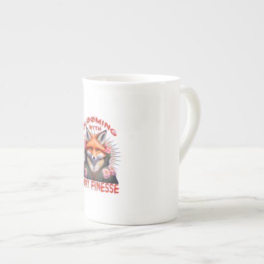 Blooming Fox Mode esthetisch Porselein Kop (Voorkant rechts)