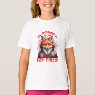 Blooming Fox Mode esthetisch T-shirt