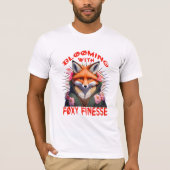 Blooming Fox Mode esthetisch T-shirt (Voorkant)