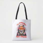 Blooming Fox Mode esthetisch Tote Bag (Voorkant)