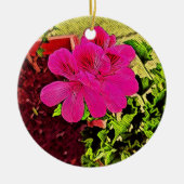 Blooming Garden Symphony Keramisch Ornament (Voorkant)