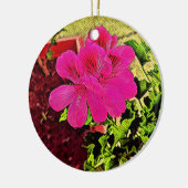 Blooming Garden Symphony Keramisch Ornament (Links)