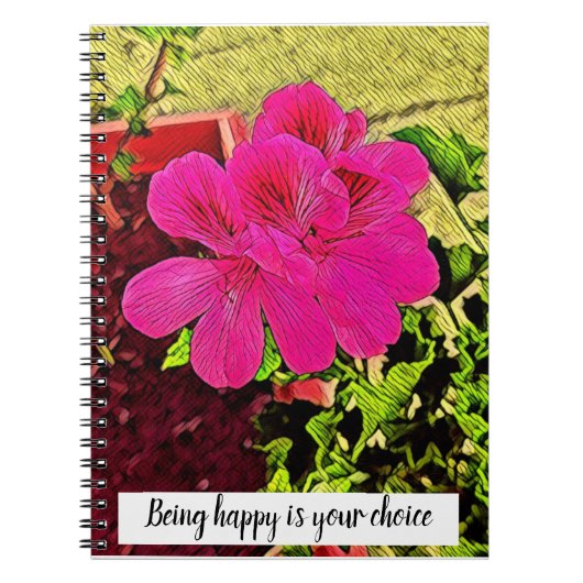 Blooming Garden Symphony Notitieboek (Voorkant)