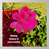 Blooming Garden Symphony Poster (Voorkant)