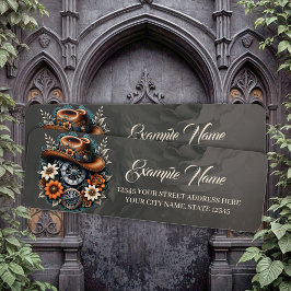 Blooming Gears: Steampunk cowboystijl. Etiket
