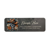 Blooming Gears: Steampunk cowboystijl. Etiket (Voorkant)