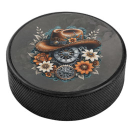 Blooming Gears: Steampunk cowboystijl. Hockey Puck