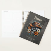 Blooming Gears: Steampunk cowboystijl. Planner (Display)