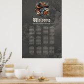 Blooming Gears: Steampunk cowboystijl. Poster (Keuken)