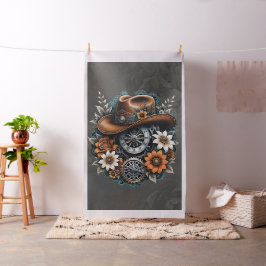 Blooming Gears: Steampunk cowboystijl. Stof