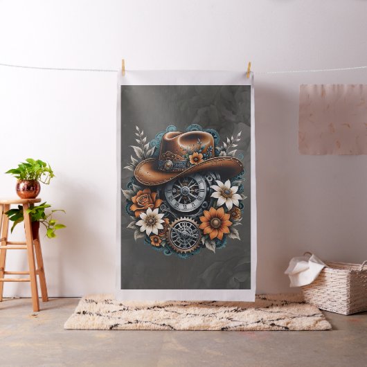 Blooming Gears: Steampunk cowboystijl. Stof (Voorbeeld)