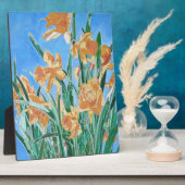 Blooming Golden Daffodils Bold Line Art Fotoplaat (Zijkant)
