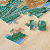 Blooming Golden Daffodils Bold Line Art Legpuzzel (Zijkant)