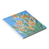 Blooming Golden Daffodils Bold Line Art Notitieblok (Schuin)