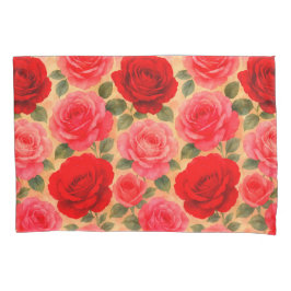 Blooming Grace – Watercolor Rose Harmony Kussensloop