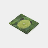 Blooming Green Zinnia Flower Post-it® Notes (Schuin)