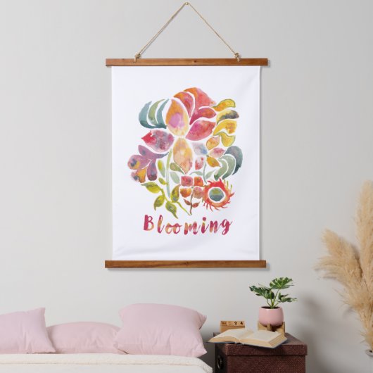 Blooming Hangend Wandkleed (Slaapkamer)