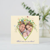 Blooming Heart - Aankondiging van fotoadoptie (Staand voorkant)