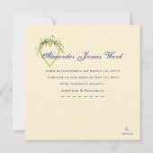 Blooming Heart - Aankondiging van fotoadoptie (Achterkant)