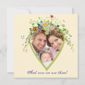 Blooming Heart - Aankondiging van fotoadoptie (Voorkant)