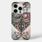 Blooming Heart - Gewatteerde papieren kunstinspira Case-Mate iPhone Case (Achterkant)