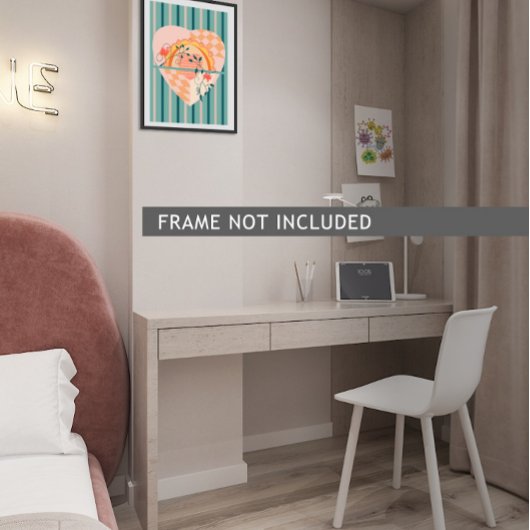 Blooming Heart Poster