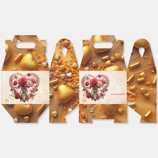 Blooming Heart Serenade Bedankdoosjes (Ongevouwen)