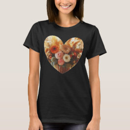 Blooming Heart T-shirt zonder tekst