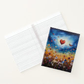 Blooming Hearts Motivatie Tijdschrift Notitieboek (Binnen)