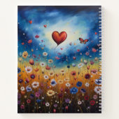 Blooming Hearts Motivatie Tijdschrift Notitieboek (Achterkant)
