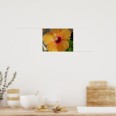 Blooming Hibiscus Poster (Keuken)