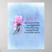 Blooming Hope Poster (Voorkant)