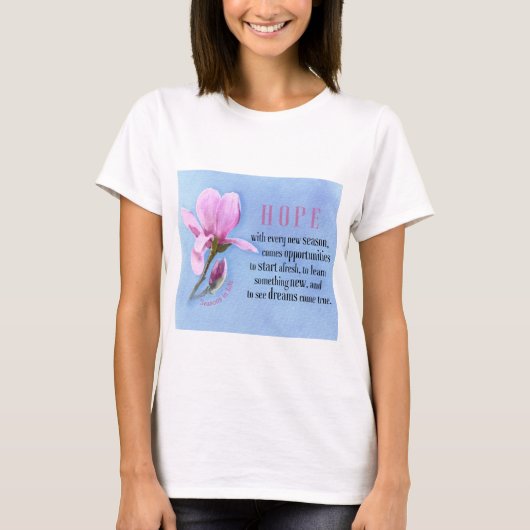 Blooming Hope T-shirt (Voorkant)