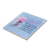 Blooming Hope Tegeltje (Zijkant)