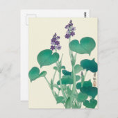 Blooming Hosta Painting door Ohara Koson Briefkaart (Voorkant / Achterkant)
